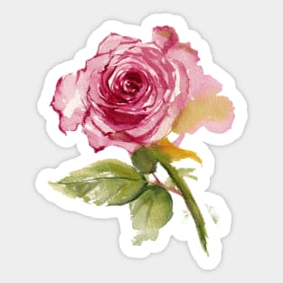 Pink Rose 2 Sticker